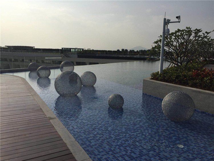 Infinity Rooftop Swimming Pool Decorated with sparkling balls.jpg