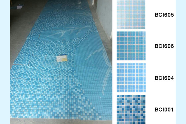 mosaic pool tile