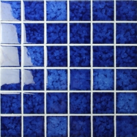 Blossom Blue BCK616-Azulejos de mosaico, Azulejos cerâmicos, Azulejos de azulejos cerâmicos azuis