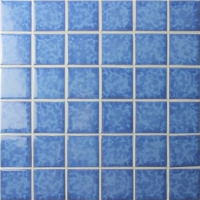 Blossom Blue BCK618-Mosaic tiles, Ceramic mosaic, Pattern ceramic mosaic floor