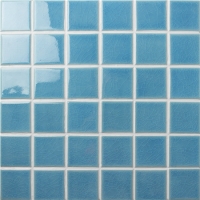 Frozen Blue Ice Crackle BCK607-Mosaic tile, Ceramic tile, Blue mosaic swimming pool tiles, Ceramic mosaic tile for sale