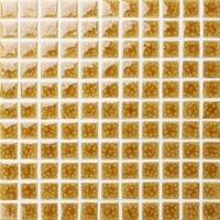Frozen Brown Heavy Crackle BCI503-Mosaic tile, Ceramic mosaic for sale, Ceramic mosaic backsplash, Crackle mosaic tile 