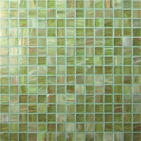 Luxury Green Blend Gold Line BGE002-Pool tiles, Glass mosaic tile, Glass mosaic design