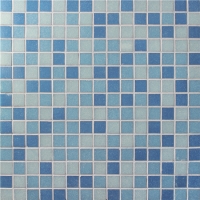 لوني الأزرق ميكس BGE013-حمام البلاط والموزاييك والزجاج، فسيفساء الزجاج ورقة البلاط