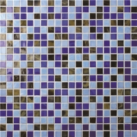 Jade Iridescent Dark Blue BGC005-Mosaic tile, Glass mosaics, Pool glass mosaic tile, Blue glass mosaic tile backsplash