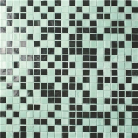 Square Multicolored BGC018-Pool tile,Pool mosaic, Glass mosaic, Square melting glass mosaic 