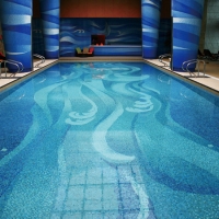 Pool Art BGE021-Azulejos de mosaico, Azulejos de piscina, Cuadro de mosaico de vidrio caliente