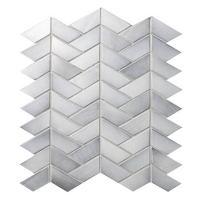 Trapezoid Light Grey BCZ931A-tiny mosaic tiles, mosaic tiles grey, mosaic tile sheets sale