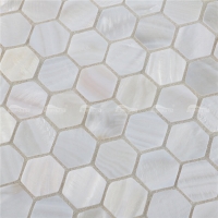 Natural Shell Hexagon BOZ904E4-mãe de azulejo hexágono pérola, mãe de pérola mosaico tile backsplash, mãe de pérola cozinha backsplash azulejo
