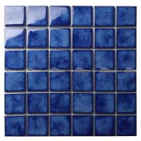 Crystal Glazed Porcelain KOA2614-vintage pool tile, 2x2 pool tile, blue tiles for swimming pool
