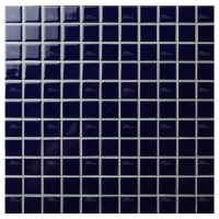 Classic Dark Blue IGA3607-pool tile supply, 1x1 ceramic pool tile, dark blue mosaic pool tiles
