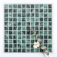 Ink-Jet IGF8701-pool tile wholesale, marble pattern pool mosaic tile, green stone porcelain mosaic