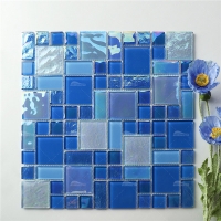 Iridescent Glass Tile GZOF5005-iridescent glass tile, random iridescent glass tile, pool tile supply