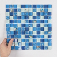 Glass Resin Mother of Pearl GHGH8601-resin mosaic, mother of pearl glass tile, wholesale tile warehouse