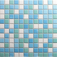 Classic Square Granule Surface HMF8002-tiles for swimming pool, ceramic pool tiles, pool tiles wholesale