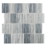 Luxury Rectangle GZOJ2301-glass tile pool floor,gray glass pool tile,glass pool tile mosaics