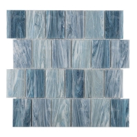 Luxury Rectangle GZOJ2601-glass tile for pool steps,modern glass pool tile,wholesale pool glass tile