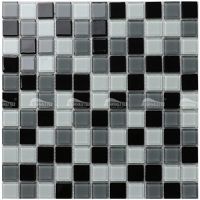 Crystal Glass Black BGI018F2-glass pool tiles,black mosaic tiles,black glass pool tile,wholesale tiles suppliers