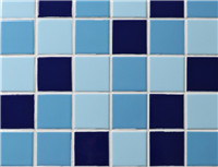 Classic Collection II: Blue Shades To Enhance The Depth of Swimming Pool-Pool mosaic tiles, Ceramic mosaic tile, Classic glazed mosaic tile