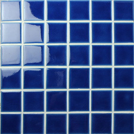 Frozen Blue Ice Crackle BCK606,Mosaic tile, Porcelain mosaic, Pool mosaic porcelain tiles