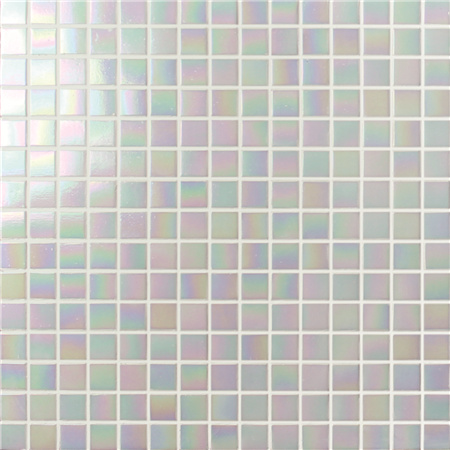 彩虹彩虹白BGE901,马赛克瓷砖，玻璃马赛克，白色玻璃马赛克浴室，泳池玻璃马赛克瓷砖