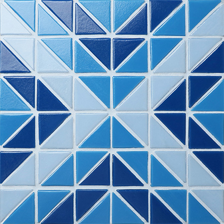 Santorini Square TRG-SA-SQ,Azulejo de la piscina, azulejo del triángulo, azulejo de la piscina