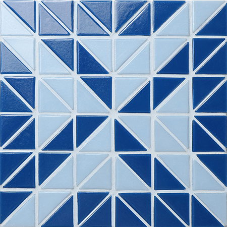 圣托里尼风车TRG-SA-WM,泳池瓷砖，三角瓷砖，2英寸池瓷砖