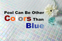 Eso no es siempre el caso Las baldosas de la piscina deben ser azules-azulejos de la piscina de mosaico, proveedores de azulejos de la piscina, azulejo de la piscina blanca, colores de azulejos de la piscina