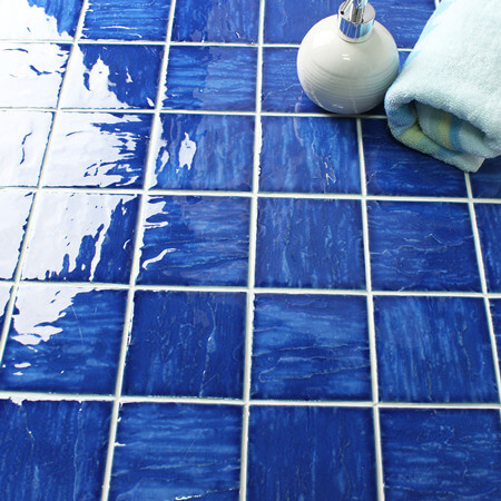 95x95mm Ripple Surface Square Porcelain Dark Blue BCP603,Mosaic tile, Ceramic mosaic tile, Cheap mosaic supplies, Pool mosaic tiles China