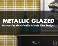 Metallic Glazed Series: Introducing Our Metallic Mosaic Tiles Designs-Metallic mosaic tiles, Metallic mosaic wall tiles, Metallic mosaic tile bathroom 