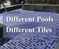 La selección de azulejos para diferentes tipos de piscina-azulejos de mosaico de la piscina, surtidores del azulejo de la piscina, cómo elegir el azulejo de piscina