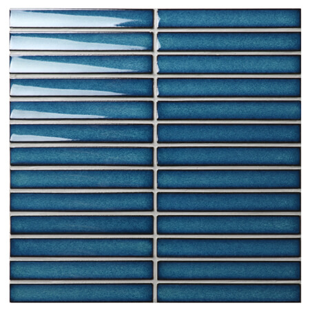 Полоса темно-синий BCZ629Z,Голубая мозаика плитка Ванная комната, фарфор мозаика плитка листы, Кухня плитки мозаика