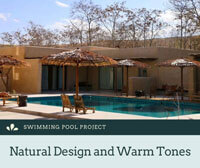Проект плавательного бассейна: природный дизайн и теплые тона-поставщики плиток бассейна, мозаики плитки бассеина оптовой торговли, изготовлений плиток фарфора бассеина