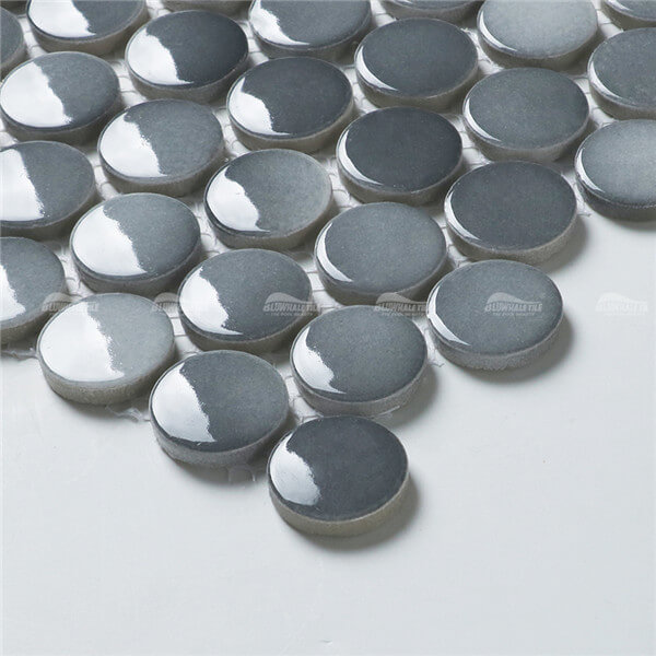 Penny Round BCZ002B1,round mosaic tiles, bathroom mosaic tile backsplash, cheap wholesale pool tile