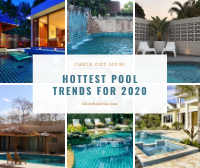 ¿Cuáles son las tendencias más calientes de la piscina para 2020-diseño de piscina, ideas de terraza de la piscina, azulejos de mosaico de la piscina
