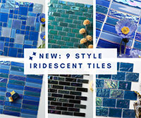  New Things: 9 Style Iridescent Tiles Find to Decorate Your Pools-pool tile wholesale, iridescent tile, pool tile ideas modern, pool tile blog