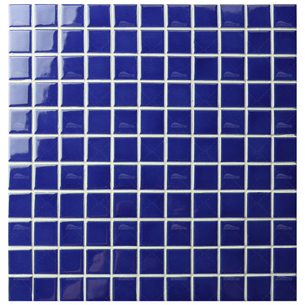 Classic Dark Blue IGA3605,pool tile near me, mosaic tile swimming pool designs, 1x1 pool tile
