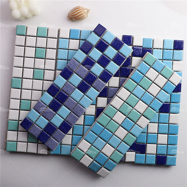 Classic Square Granule Surface HMF8007,pool mosaics, swimming pool mosaic tiles, swimming pool tiles suppliers