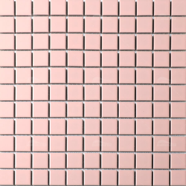 25x25mm Square Glossy Porcelain Pink CIG410B,mosaic pool tiles,pink tile pool,pool tiles for sale