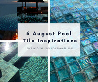6 August Pool Tile Inspirations: Dive into the Pool for Summer 2023-pool tiles bali, modern porcelain pool tile, glass tile for pool, pool tile sale
