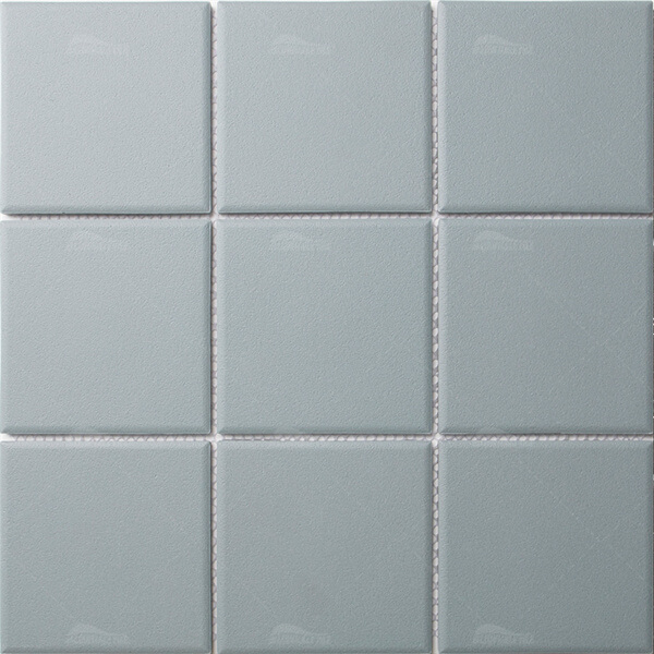 97x97mm Square Matte Full Body Grayish Blue MOA1606,ceramic pool tile, non slip pool tile, pool blue mosaic tiles