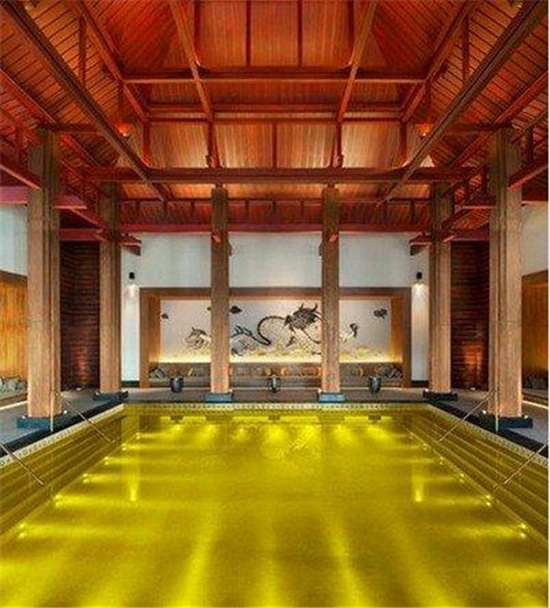 拉萨的瑞吉度假酒店内的黄金能量泳池(1).jpg