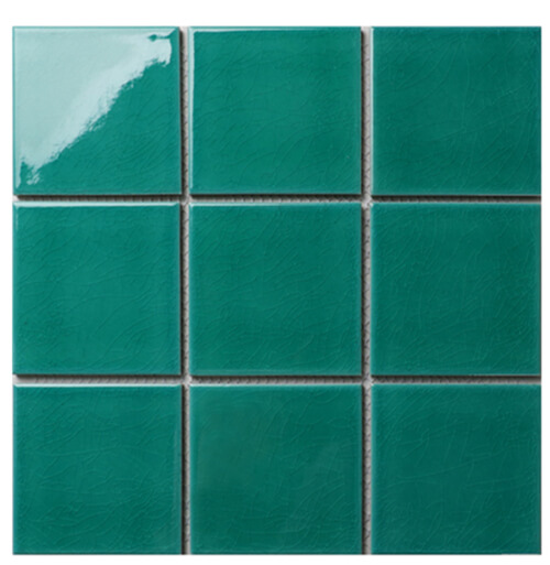 lap pool crackled pattern green porcelain tile.jpg