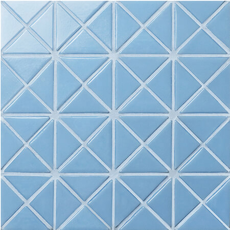 Sanitori pure blue glass triangle mosaic tiles TRG-SA-P1.jpg