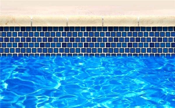 Grey Pool Waterline Tile Ideas