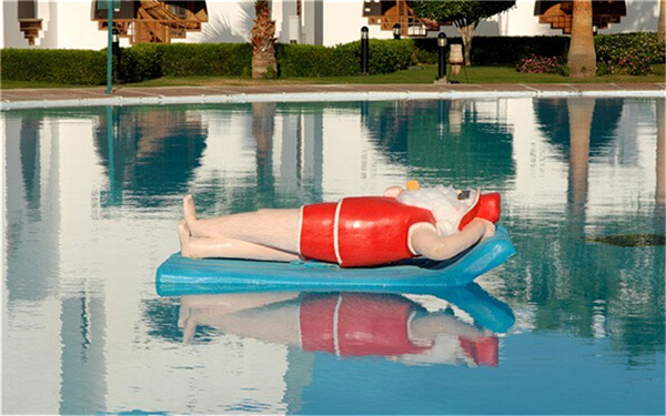 santa for for christmas pool party decorations ideas.jpg