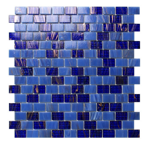 Blue Mixed Brickbond Pool Glass Tile BGZ014 .jpg