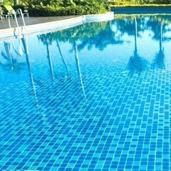 the cleaner swimming pool after draining and refilling