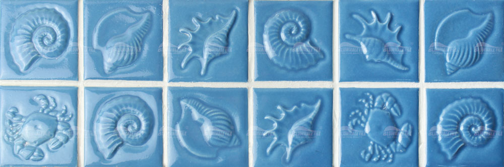 blue wholesale pool waterline tile