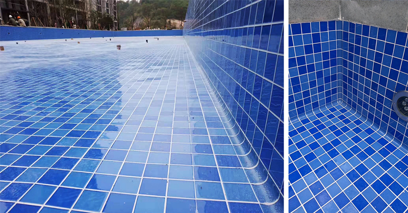 bottom swimming pool tiles at stock factory price